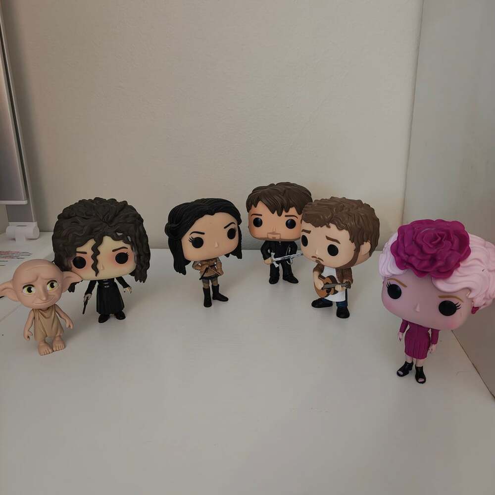 Funko Pop Out of Box Lot 6 - Andy Dwyer 501 Captain Hook 385 Bellatrix Effie